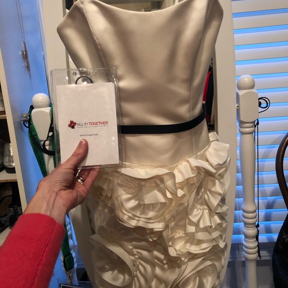 Milly floral rose dress size 0, Bridal/engagement - Picture 6 of 6